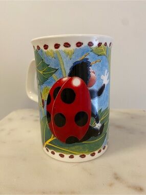 Duchess Fun Iadybug Bone China Mugs, Made in England,
